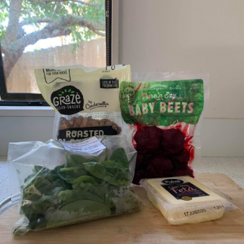Beetroot salad ingredients